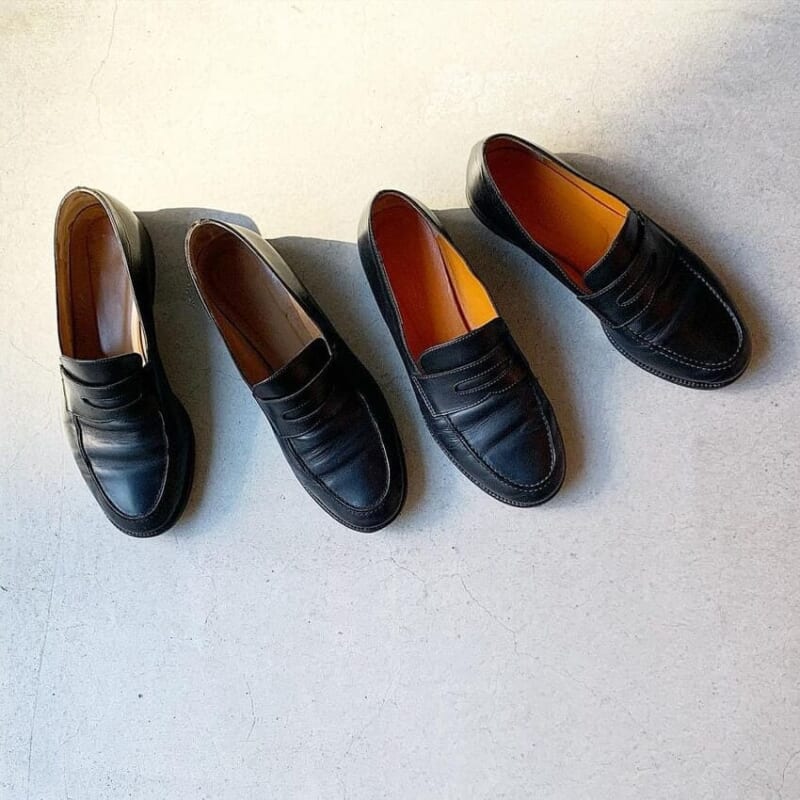 Japanese leather item brand, HIROFU’s loafers