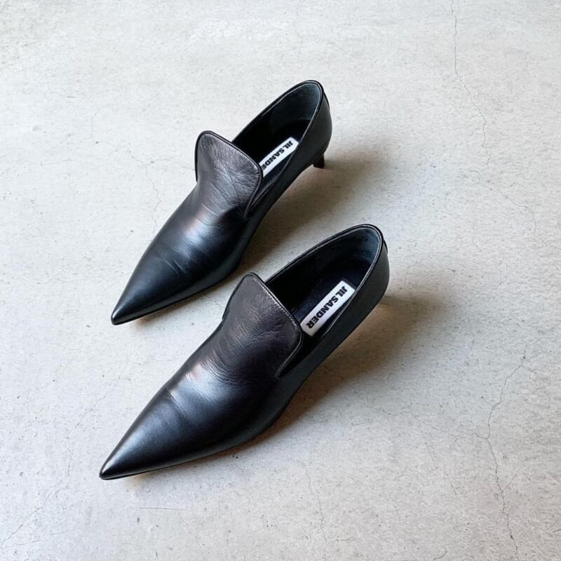 Jill Sander’s Pointed Toe Pumps with Too Much Shoe Presence