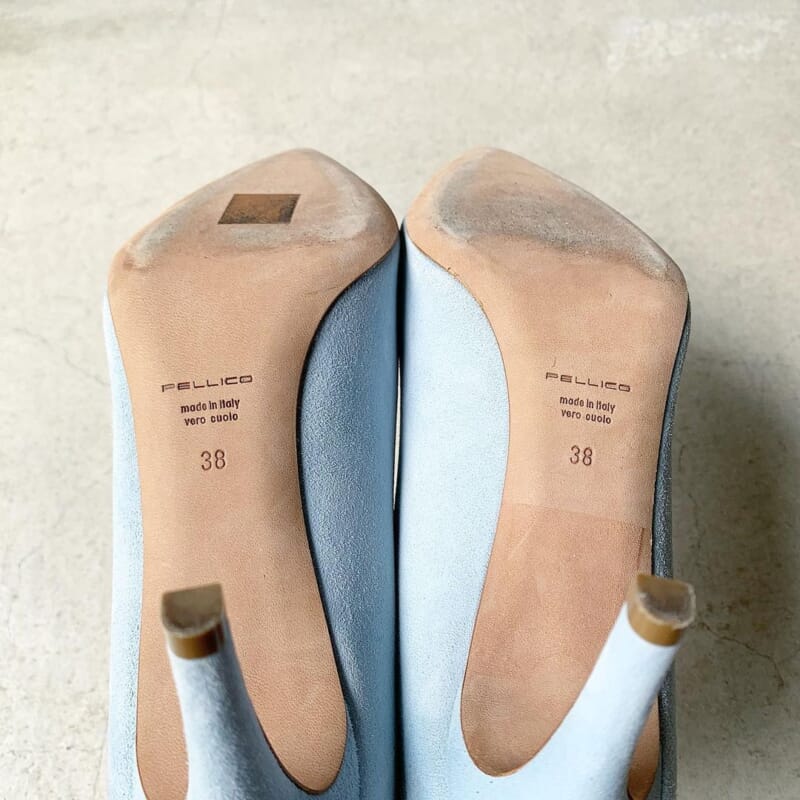 ペリーコのスエード パンプス。美しいのに柔らかい素材で足が痛くない。サイズ感は少しタイト | omasuのファッションブログ