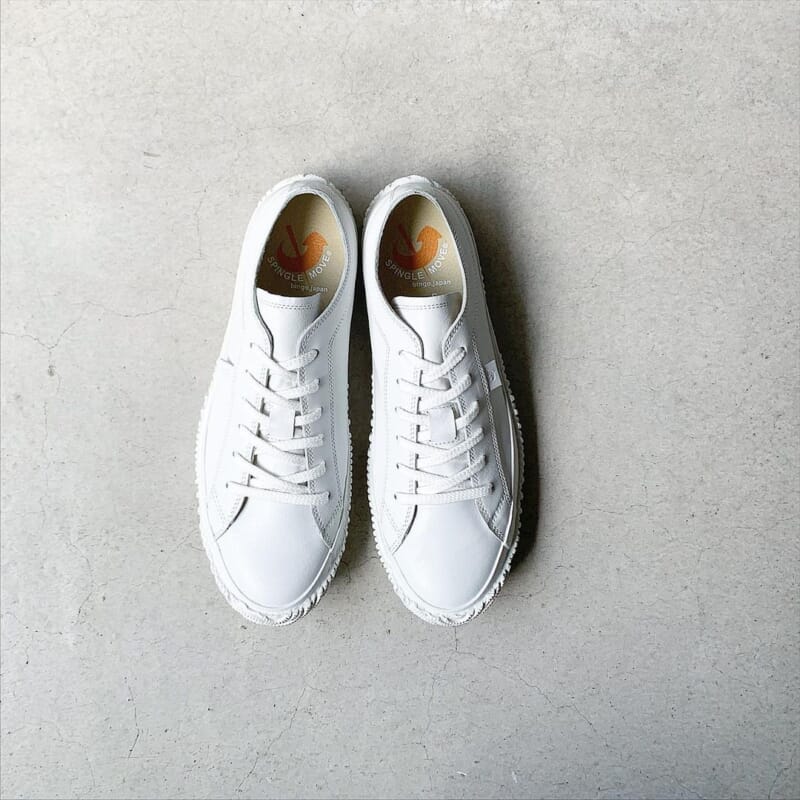 SPINGLE MOVE's Soft and Comfortable, Pure White Sneakers made in Japan ...