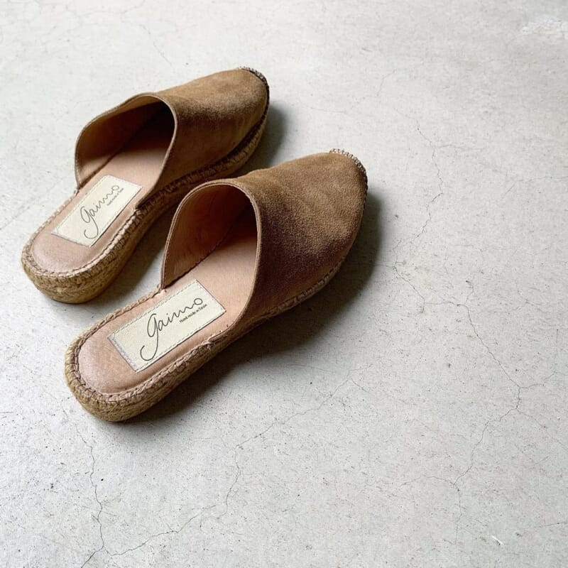 gaimo Soft Pointed Espadrilles Mules with Comfortable Insoles